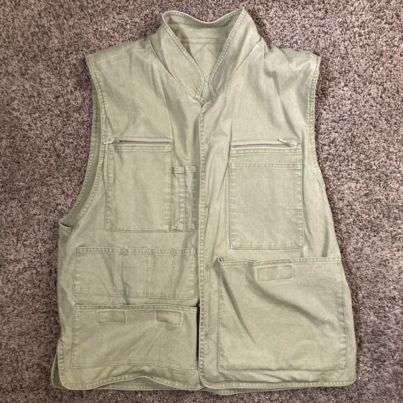 Trail Designs Vest Mens L Brown Tactical Hunting Fishing Shooting Cargo Utility - Picture 8 of 8